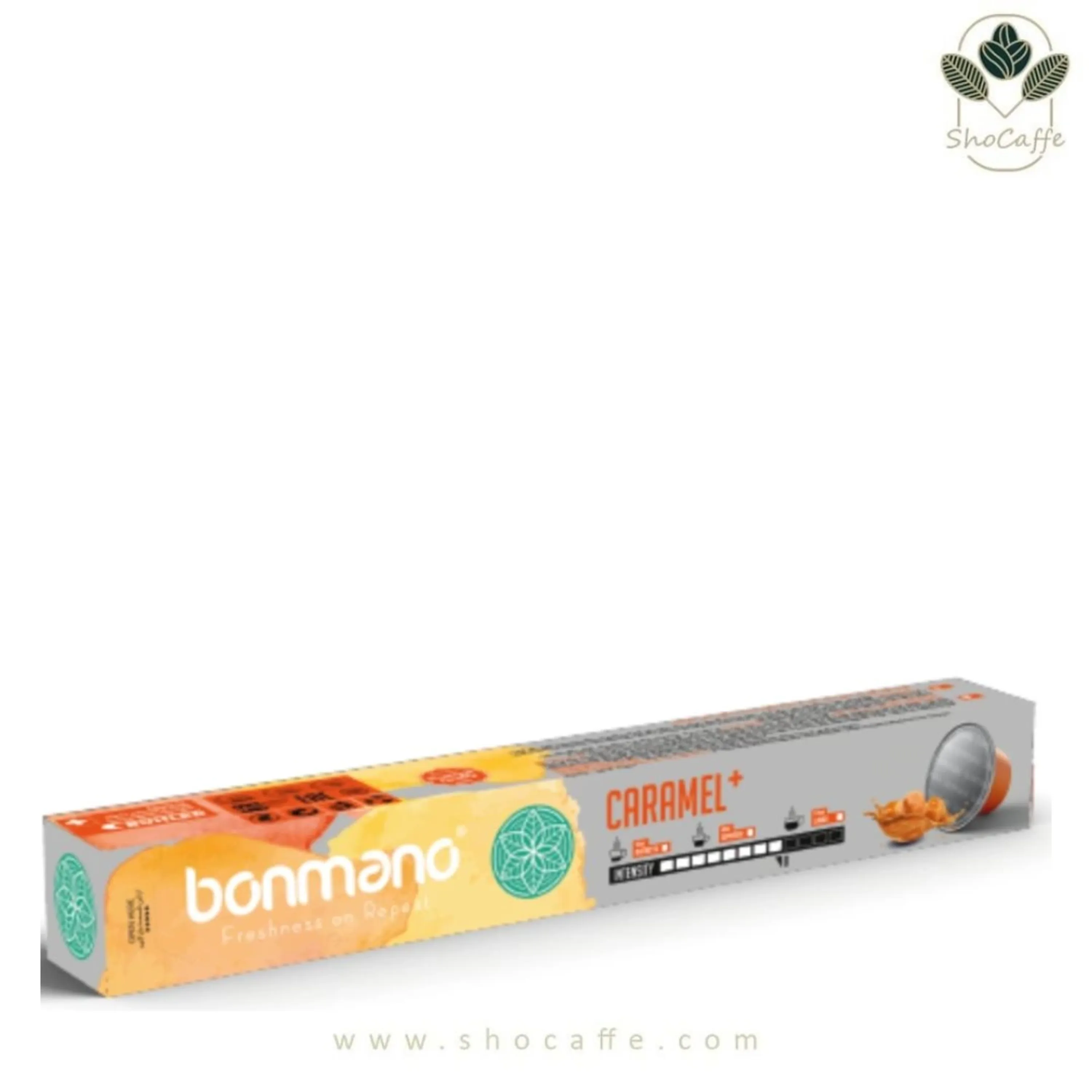 کپسول قهوه بن مانو مدل کارامل Bonmano Caramel